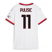 Dres AC Milan Christian Pulisic #11 Gostujuci za Žensko 2024-25 Kratak Rukav